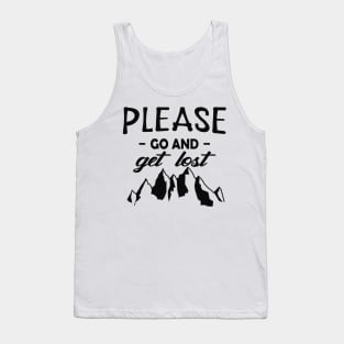 Climbing - Please go and get lost Tank Top